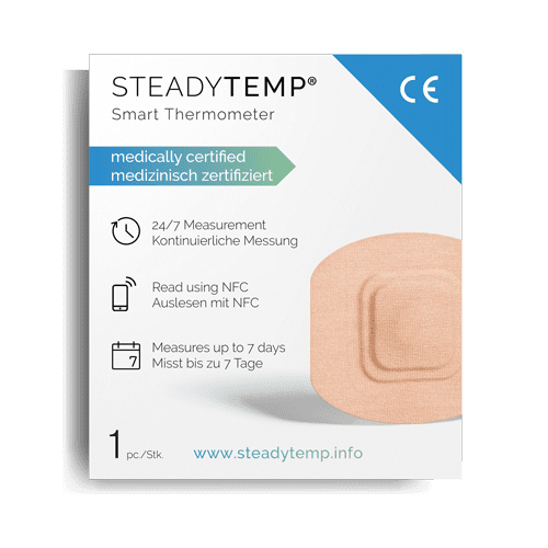 XXX-STEADYTEMP® packaging.