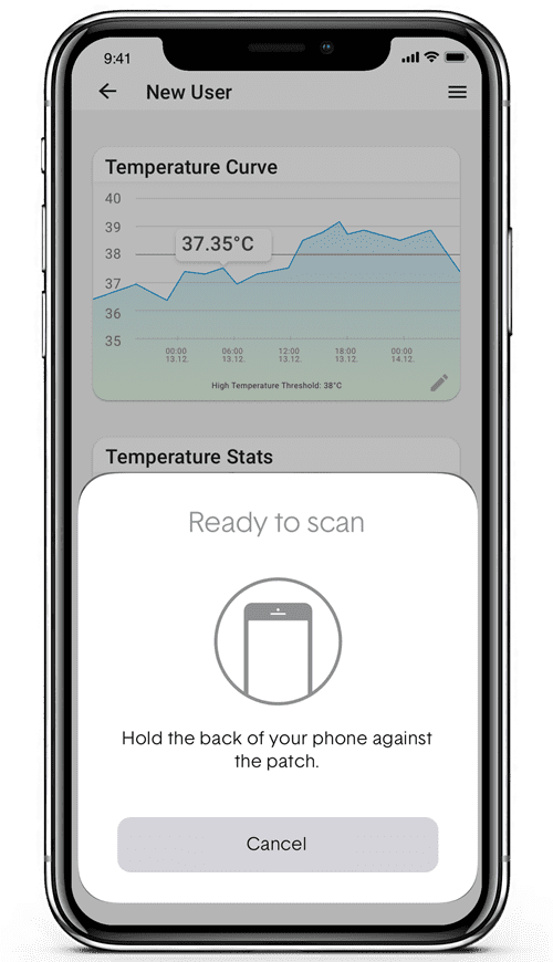 Handy-Screen zeigt