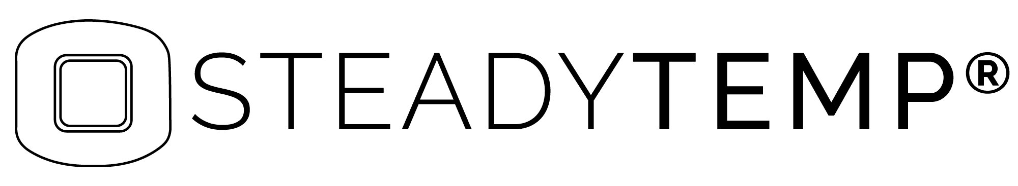 STEADYTEMP® Logo schwarz